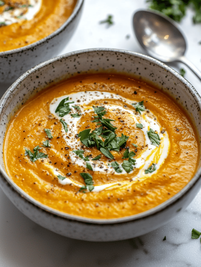 The Unexpected Charm of Roasted Butternut Squash & Carrot Soup