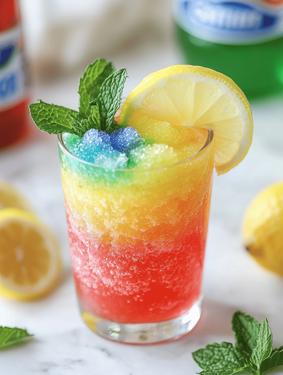 Frozen Citrus Vortex: A Gatorade Slushie Adventure