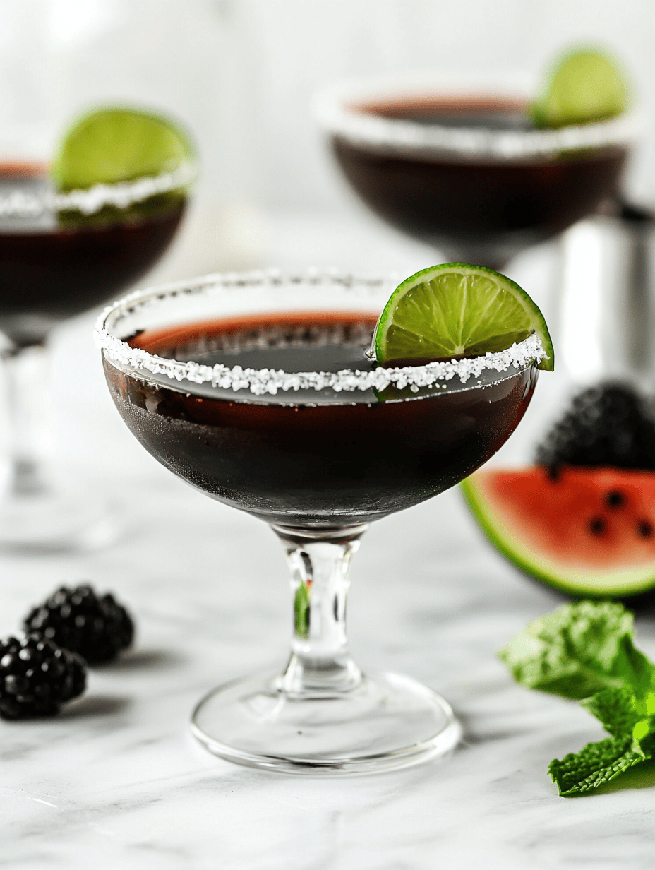 Enchanted Night: Halloween Black Magic Margarita
