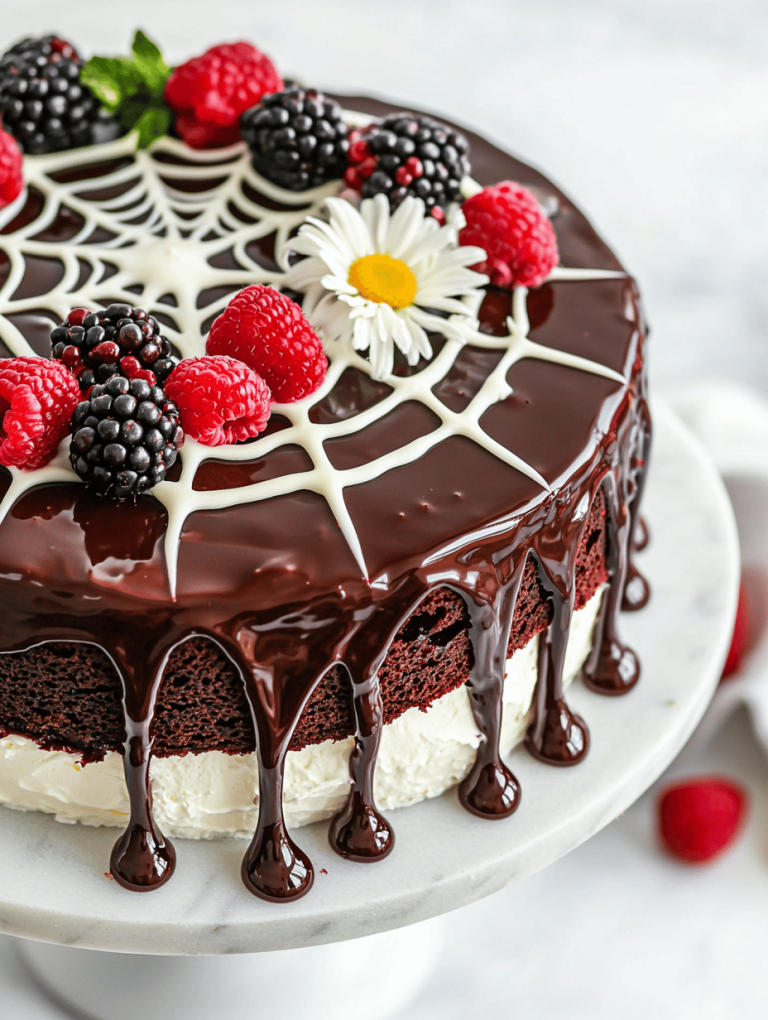 Spooky Chic: Crafting the Perfect Halloween Spider Web Cake