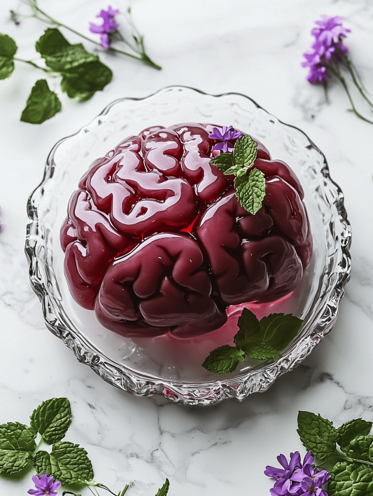 Frightful Fun: Crafting the Creepiest Halloween Brain Jello Mold
