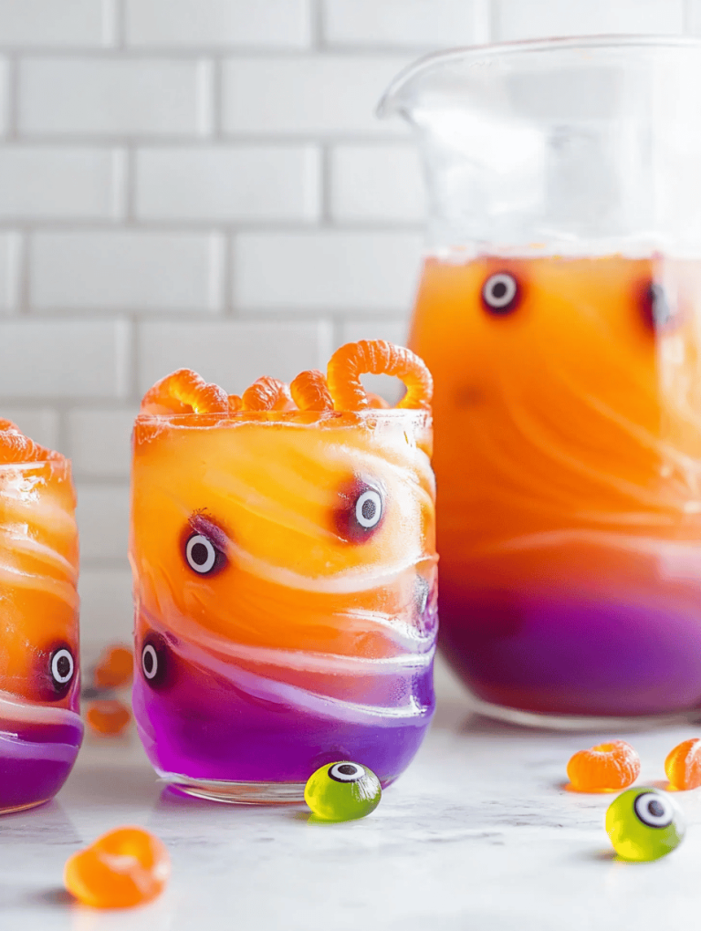 Spooktacular Sips: The Ultimate Halloween Monster Mash Punch