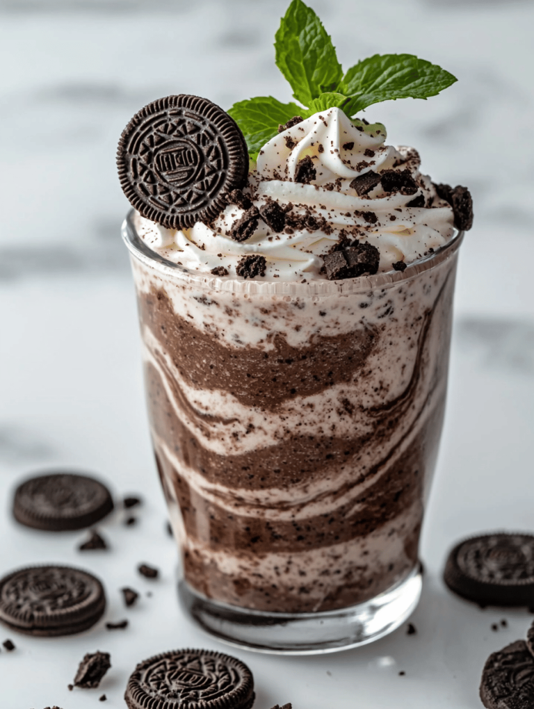 The Magic of Oreo Slushie: Nostalgia in a Glass