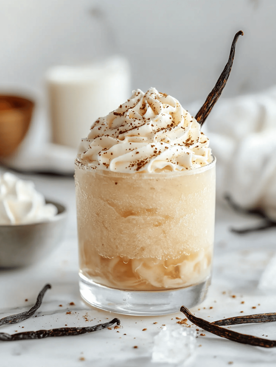 Chill Out with an Unusual Vanilla Slushie Twist