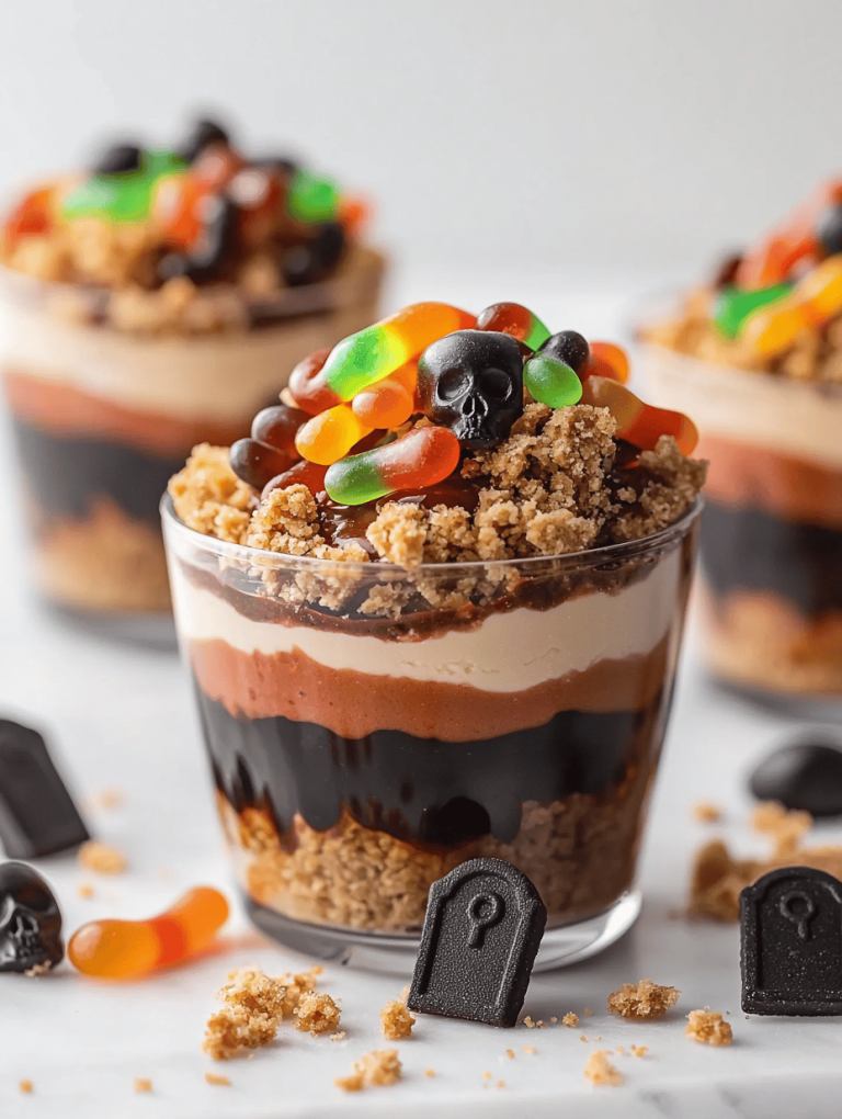 Spooky Delight: Halloween Graveyard Pudding Cups That Wow