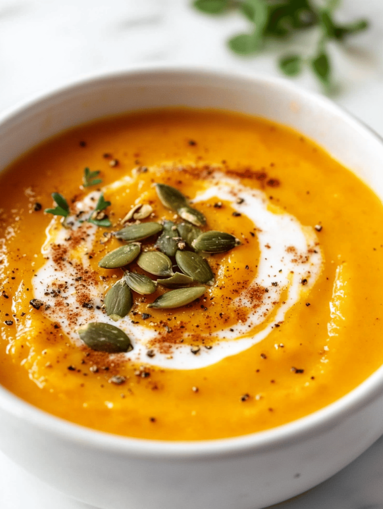 Enchanting Autumn Pumpkin Soup: A Cozy Twist