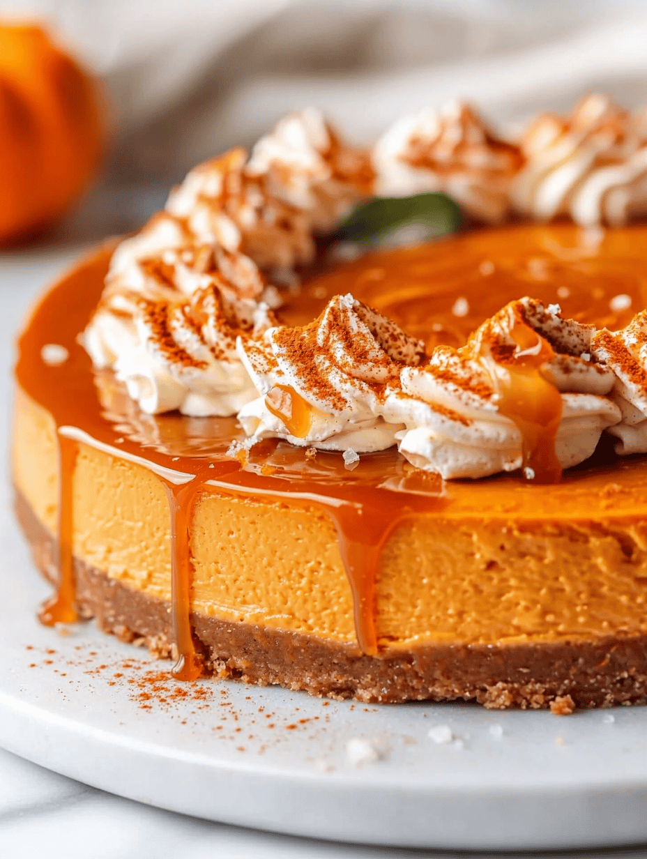 The Fall Spirit in Every Bite: Pumpkin Cheesecake with a Twist