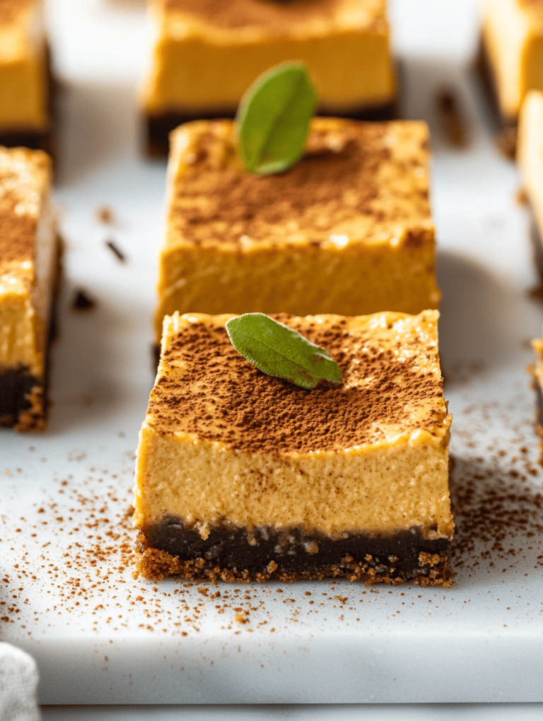 Spooky Fall Frights: Halloween Pumpkin Cheesecake Bars With a Twist
