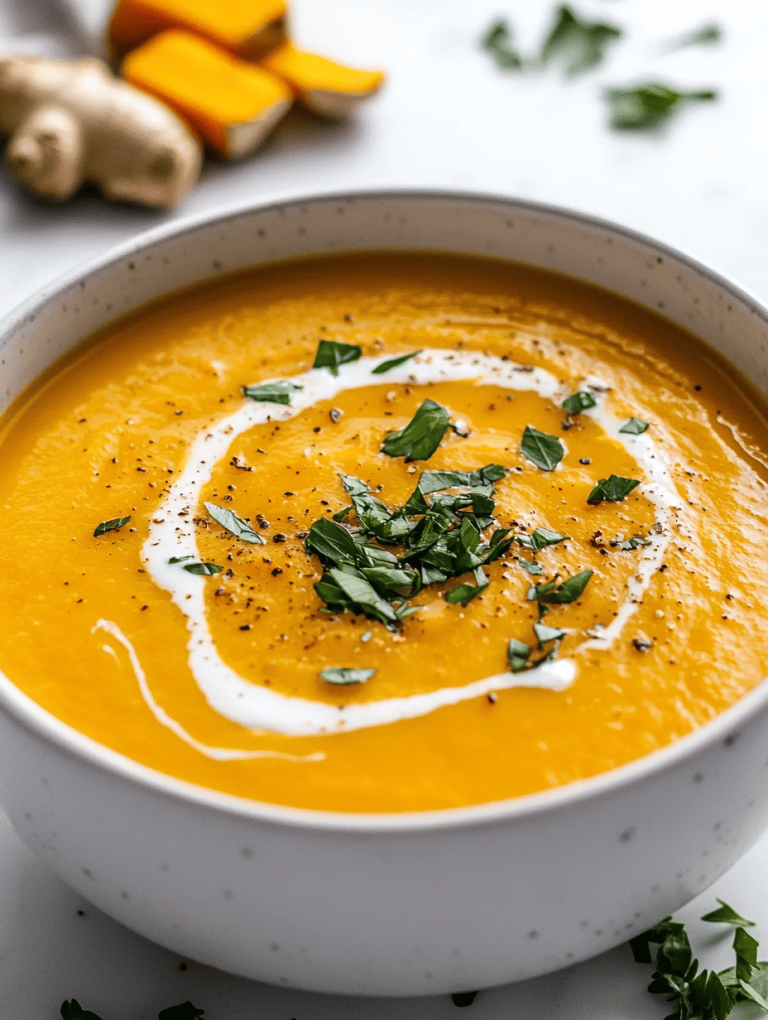 Warm Your Soul: Bold Ginger & Butternut Squash Soup