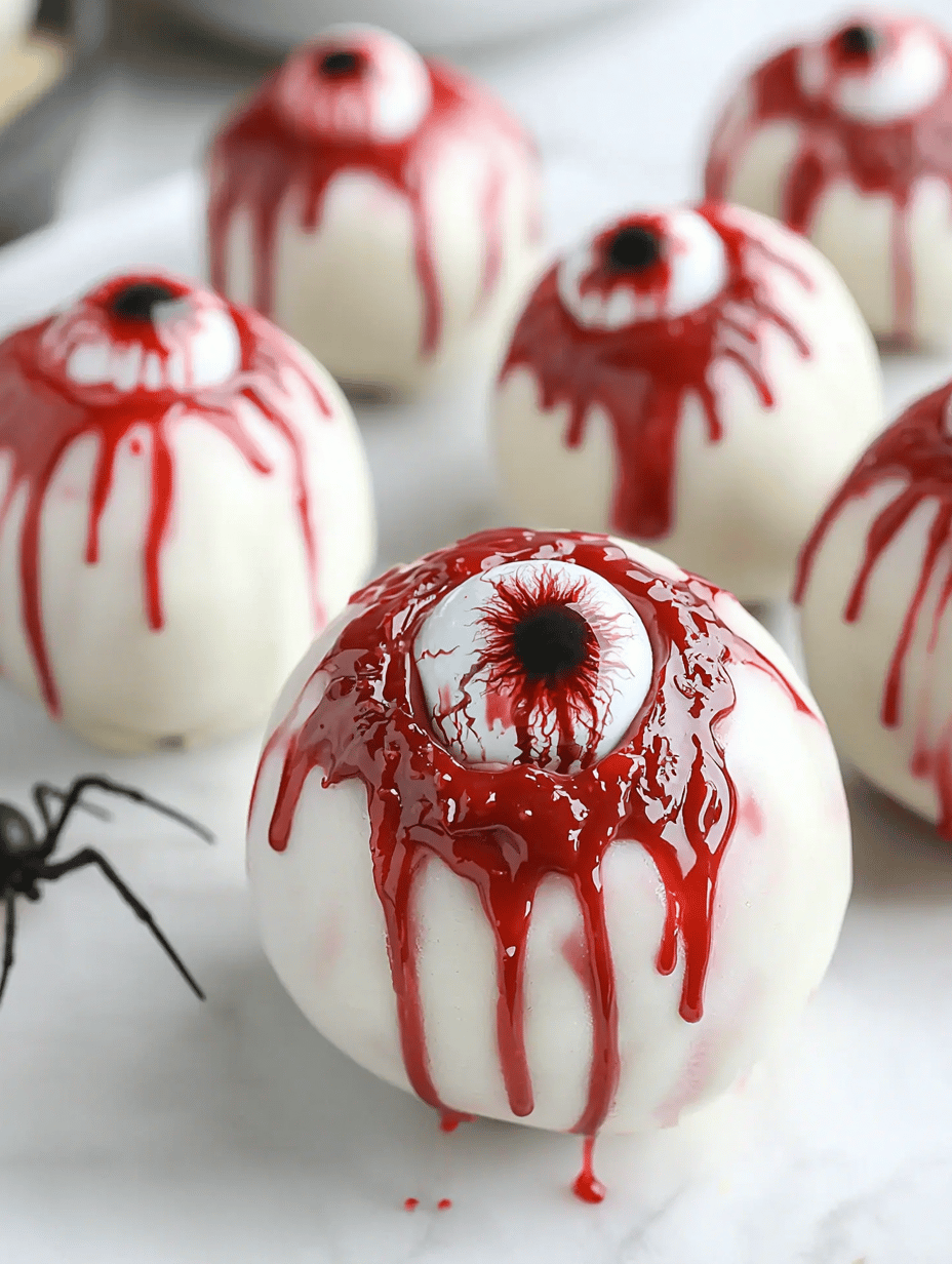 Spooky Sweetness: Halloween Monster Eyeball Cake Pops