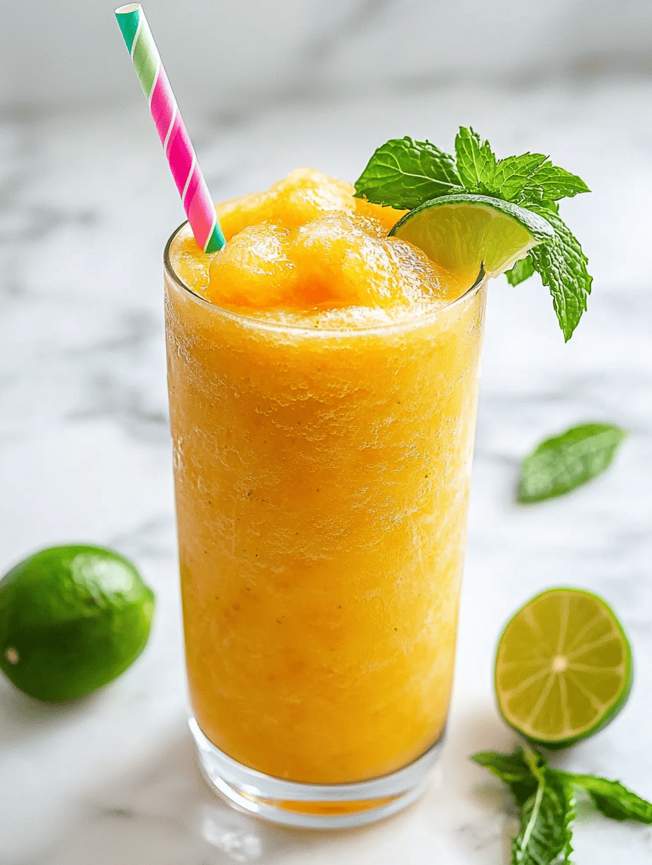 Mystic Mango Slushie: A Surprising Twist for Summer