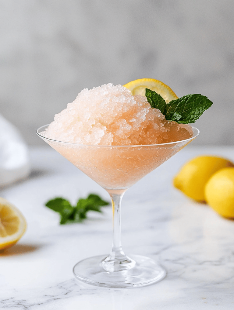 Bubbly Bliss: The Champagne Slushie Experience