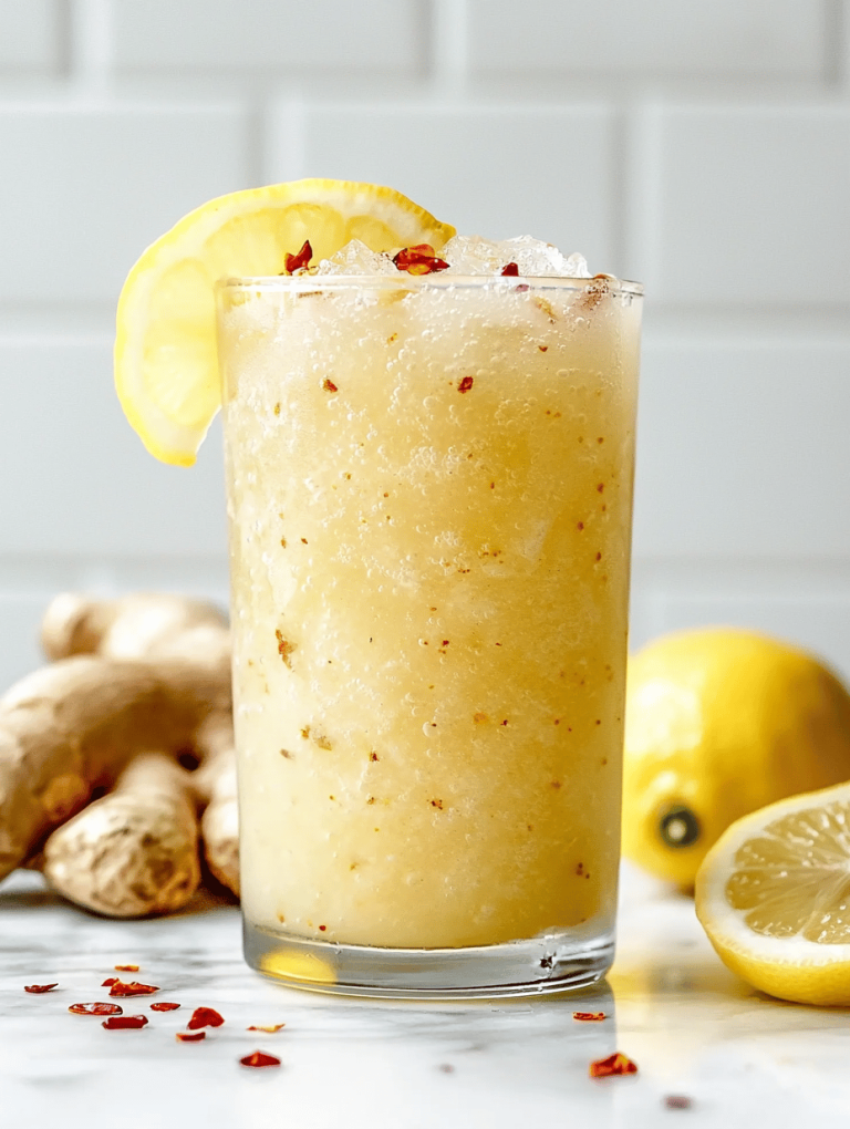 Frosty Lemonade Slushie: A Cool Escape from Heat