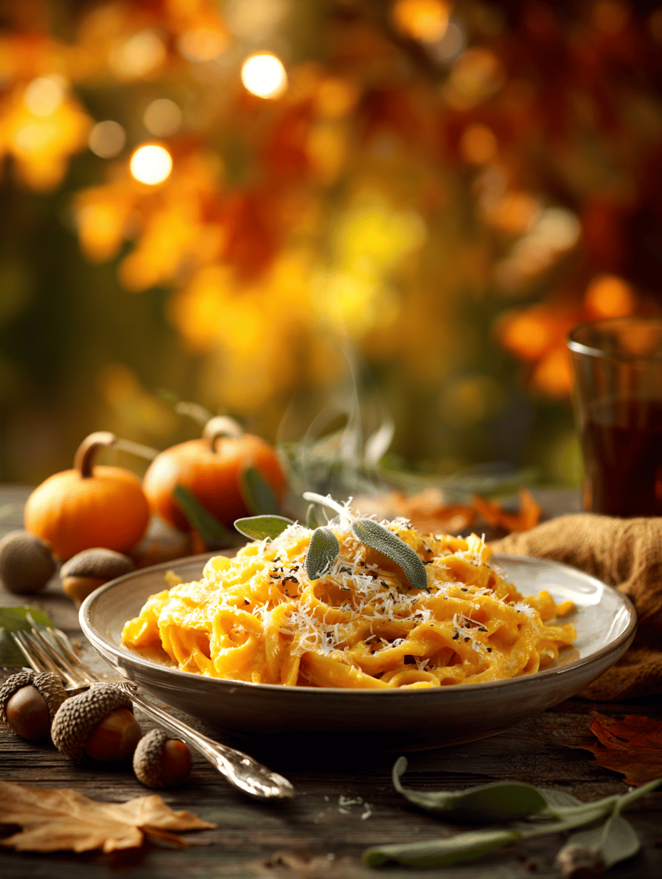 Pumpkin Alfredo Pasta: A Cozy Twist for Autumn Nights