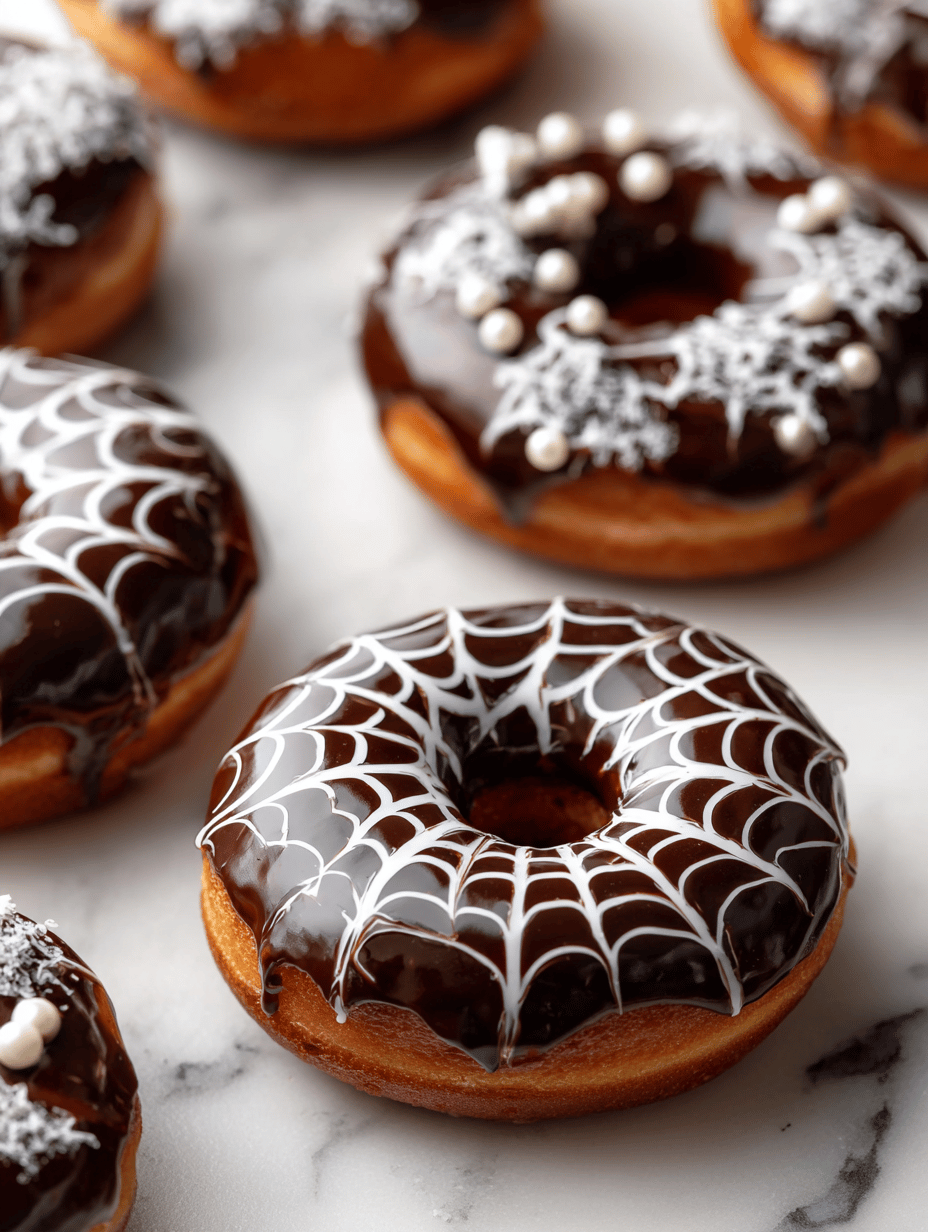 Spiderweb Donuts: An Unusual Take on a Classic Treat