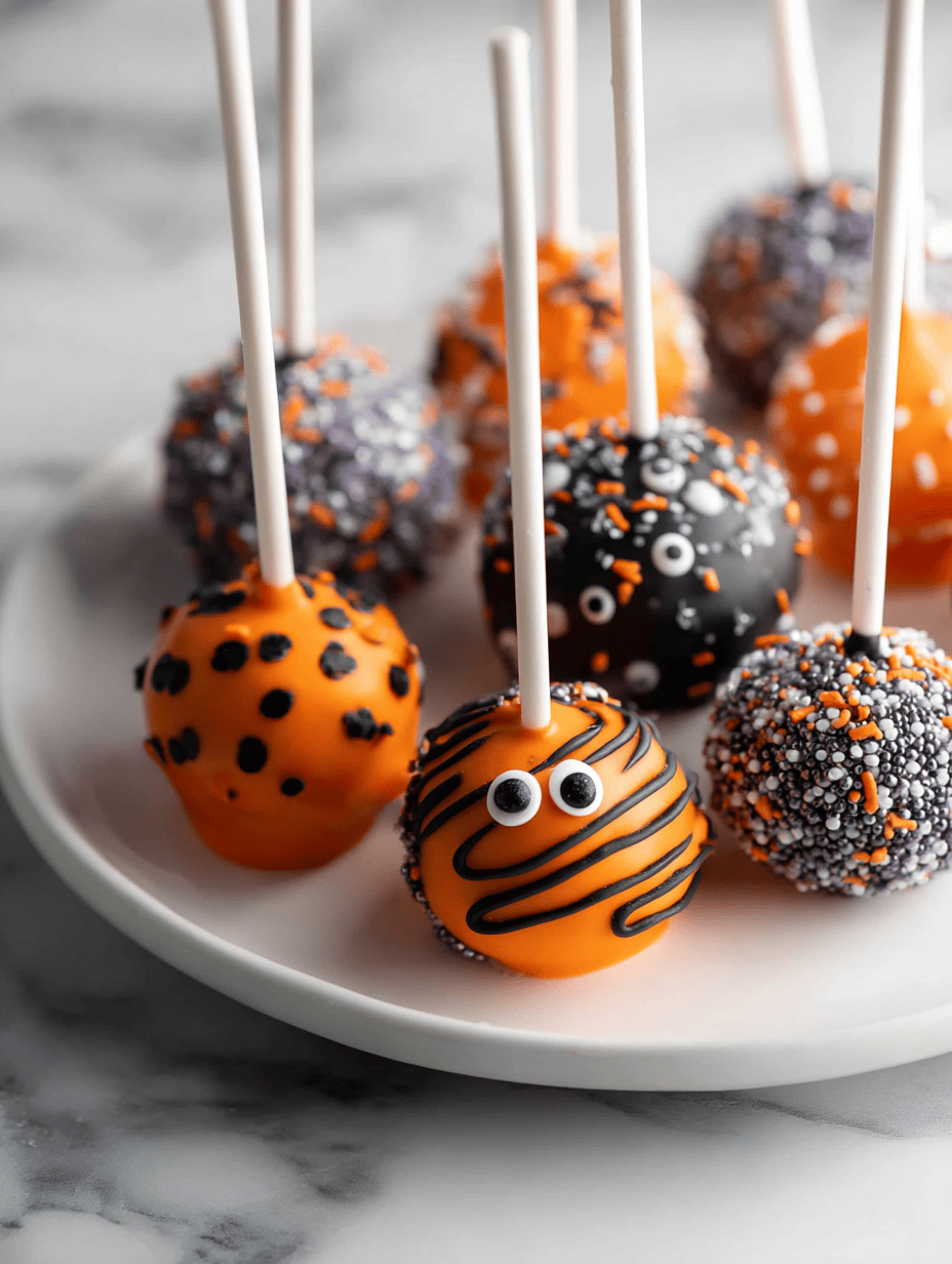 Unconventional Halloween Cake Pops: A Spooky Twist with a Surprise Center