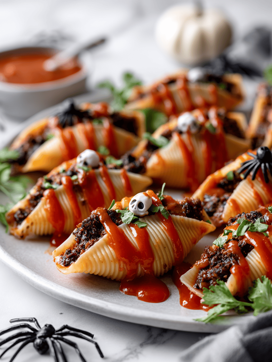 Creepy Stuffed Shells: A Savory, Spooky Twist on Comfort Food