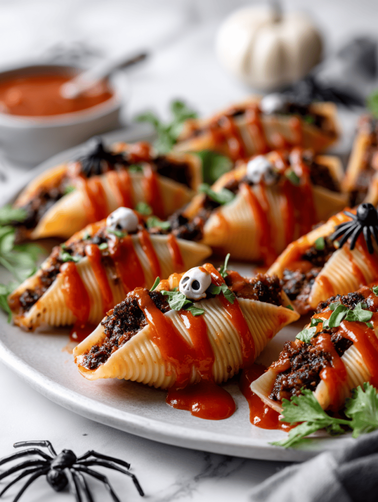 Creepy Stuffed Shells: A Savory, Spooky Twist on Comfort Food