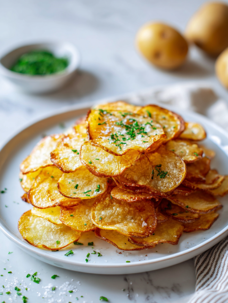 Baked Potato Chips Recipe